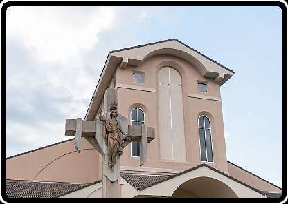 Outside Church